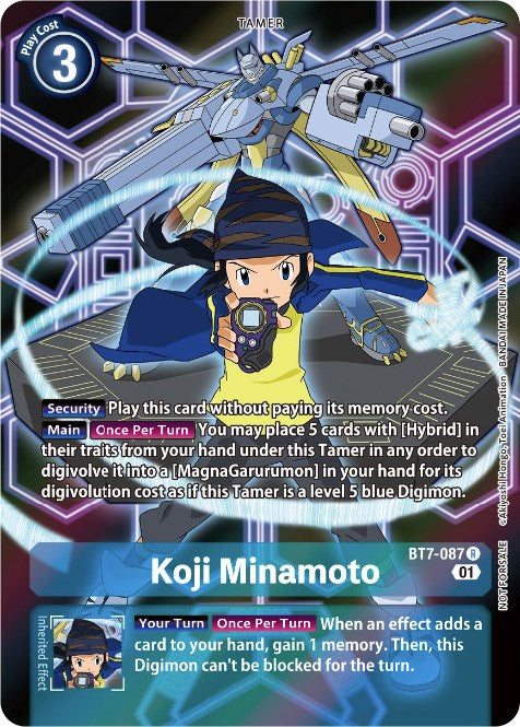 Koji Minamoto [BT7-087] (D-Scanner Alternate Art) [Next Adventure Promos] - Destination Retro