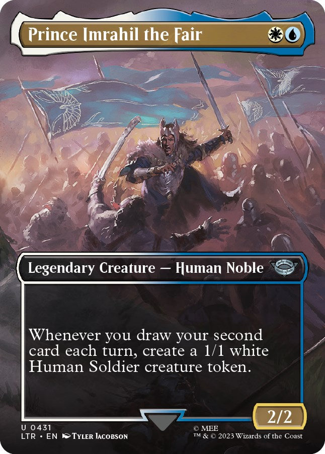 Prince Imrahil the Fair (Borderless Alternate Art) [The Lord of the Rings: Tales of Middle-Earth] - Destination Retro