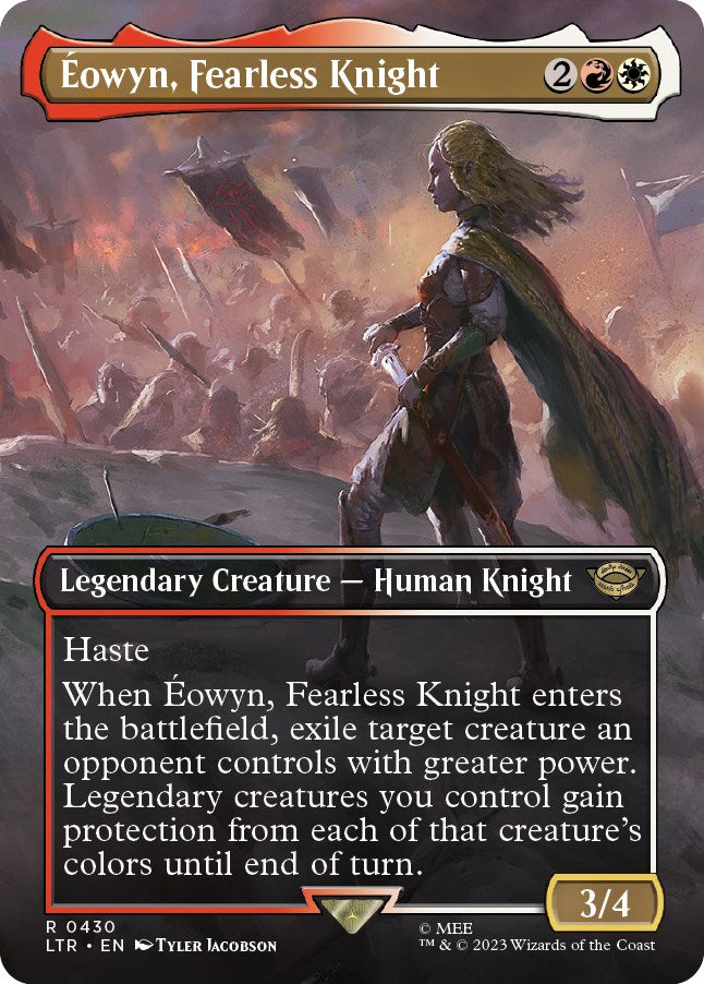Eowyn, Fearless Knight (Borderless Alternate Art) [The Lord of the Rings: Tales of Middle-Earth] - Destination Retro