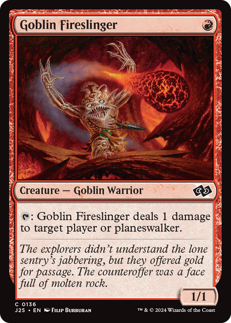 Goblin Fireslinger [Foundations Jumpstart] - Destination Retro