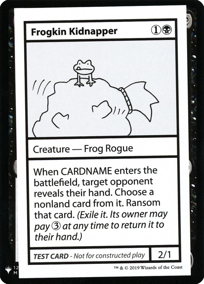 Frogkin Kidnapper [Mystery Booster Playtest Cards] - Destination Retro