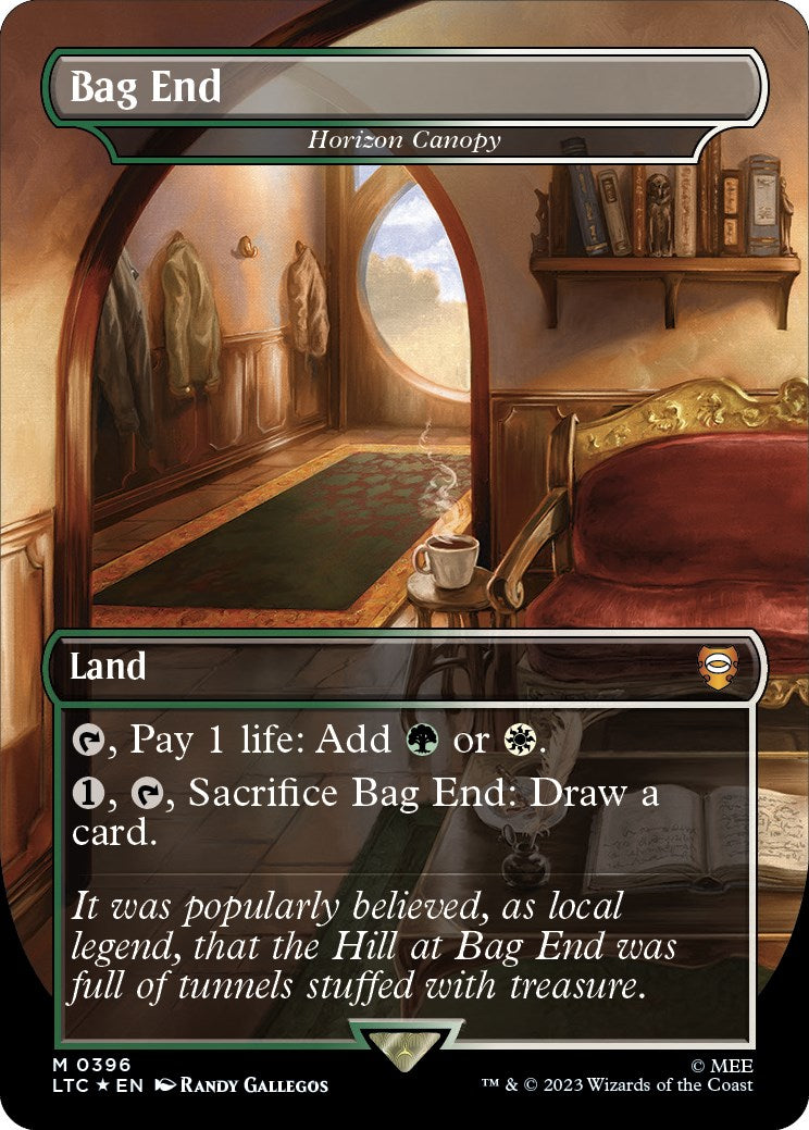 Bag End - Horizon Canopy (Surge Foil Realms and Relics) [The Lord of the Rings: Tales of Middle-Earth Commander] - Destination Retro