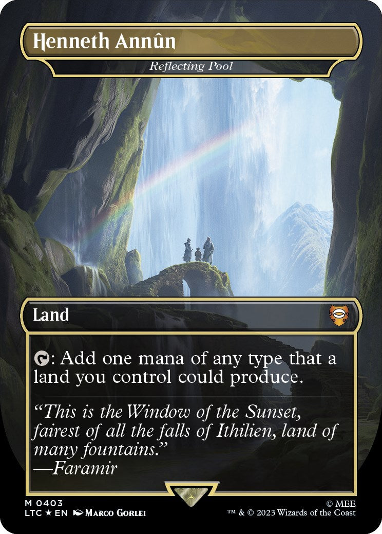 Henneth Annun - Reflecting Pool (Surge Foil Realms and Relics) [The Lord of the Rings: Tales of Middle-Earth Commander] - Destination Retro