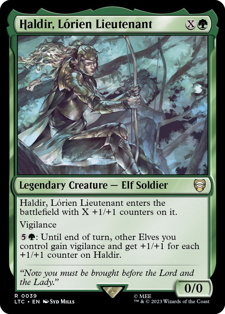 Haldir, Lorien Lieutenant [The Lord of the Rings: Tales of Middle-Earth Commander] - Destination Retro