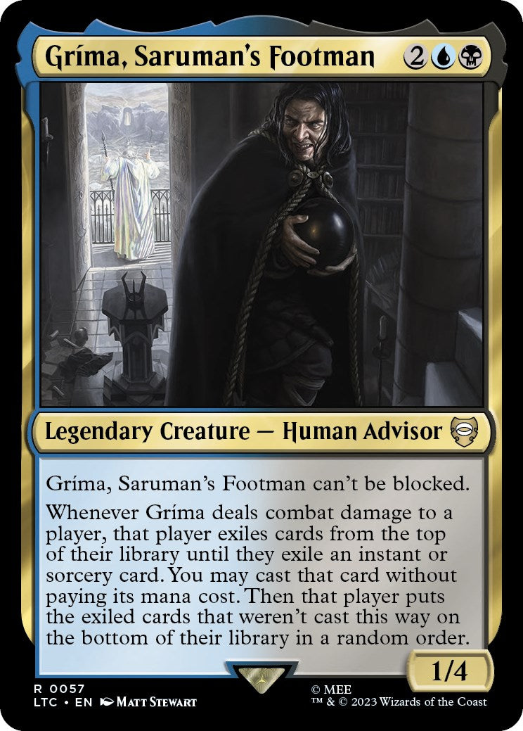 Grima, Saruman's Footman [The Lord of the Rings: Tales of Middle-Earth Commander] - Destination Retro