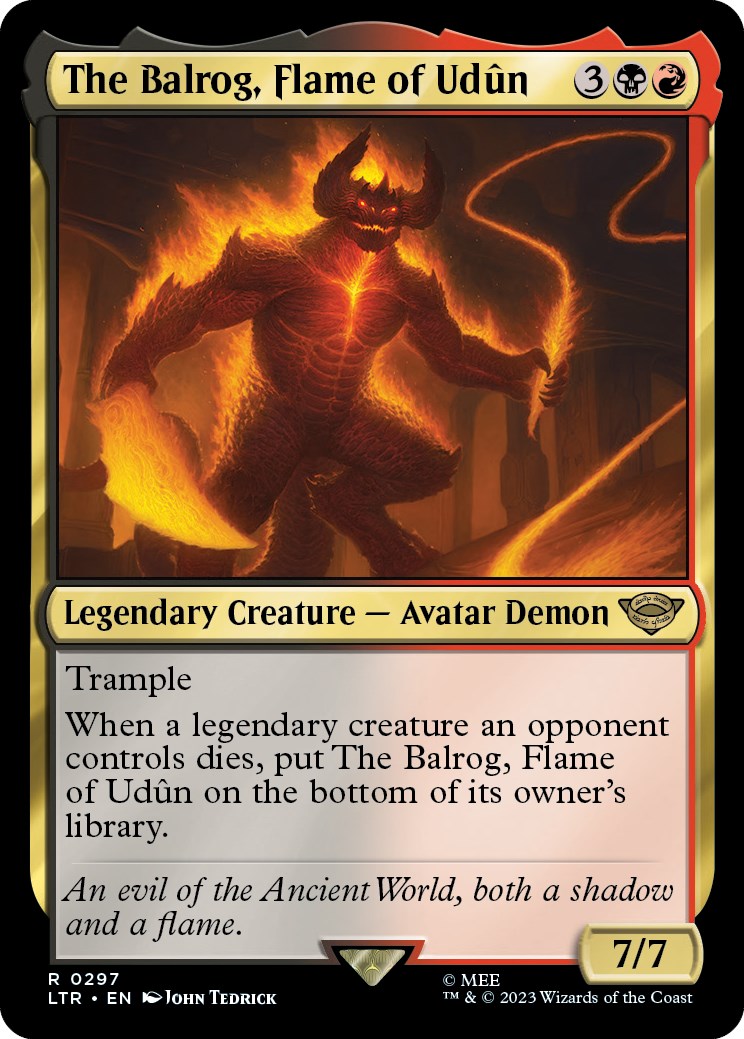 The Balrog, Flame of Udun [The Lord of the Rings: Tales of Middle-Earth] - Destination Retro