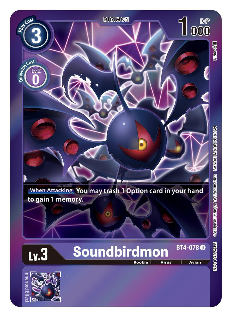 Soundbirdmon [BT4-078] (Event Pack 2) [Great Legend] - Destination Retro