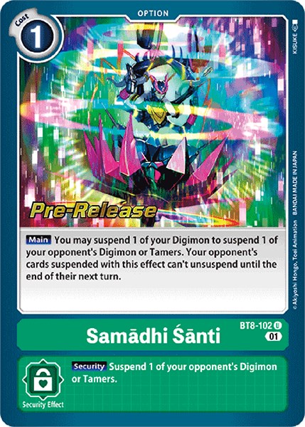 Samadhi Santi [BT8-102] [New Awakening Pre-Release Cards] - Destination Retro