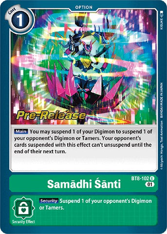 Samadhi Santi [BT8-102] [New Awakening Pre-Release Cards] - Destination Retro