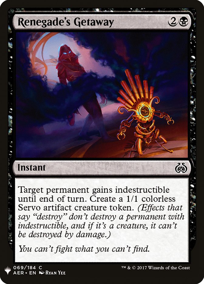 Renegade's Getaway [Mystery Booster] - Destination Retro