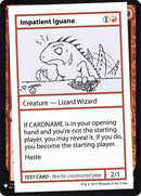 Impatient Iguana [Mystery Booster Playtest Cards] - Destination Retro