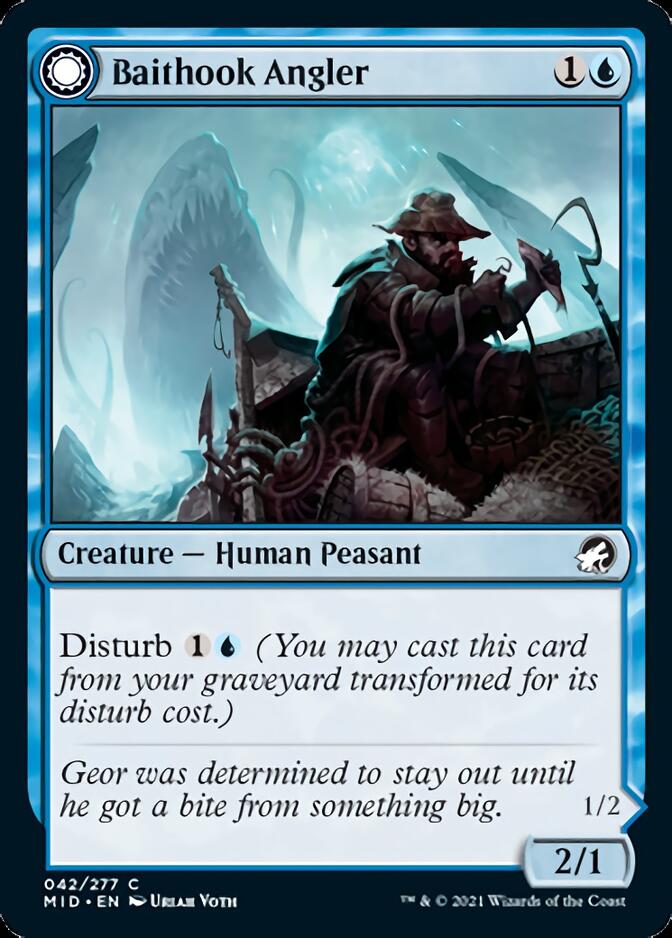 Baithook Angler // Hook-Haunt Drifter [Innistrad: Midnight Hunt] - Destination Retro