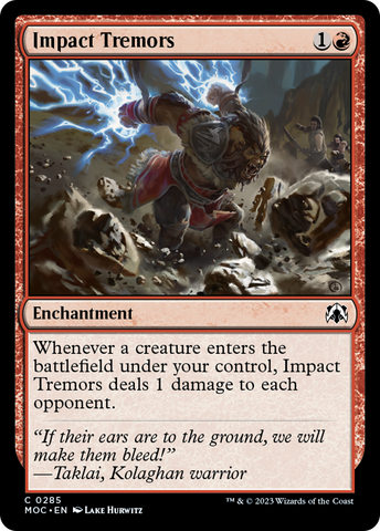 Impact Tremors [March of the Machine Commander] - Destination Retro