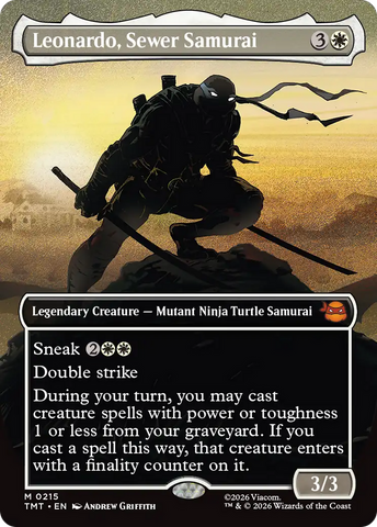 Leonardo, Sewer Samurai (Borderless) [Teenage Mutant Ninja Turtles] - Destination Retro