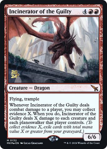 Incinerator of the Guilty [Murders at Karlov Manor Prerelease Promos] - Destination Retro