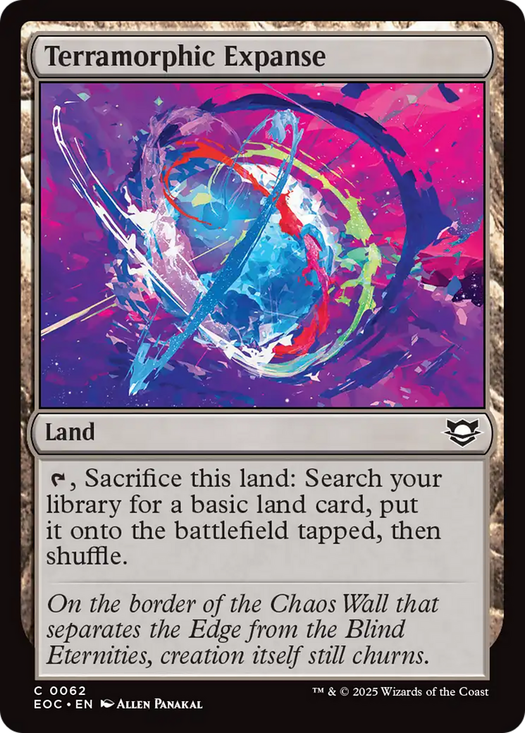 Terramorphic Expanse [Edge of Eternities Commander] - Destination Retro