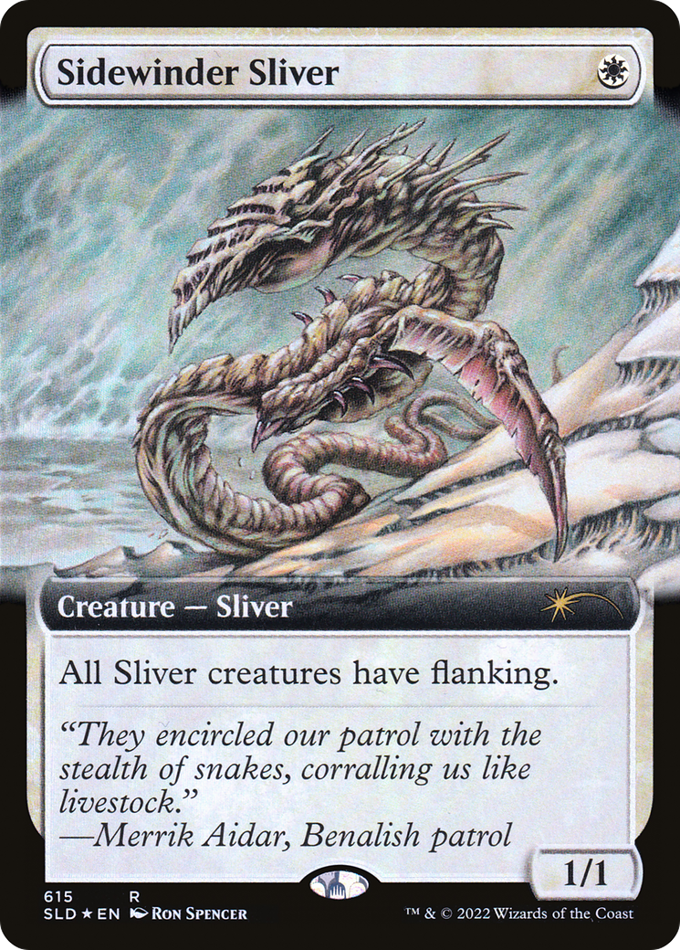 Sidewinder Sliver (Extended Art) [Secret Lair Drop Promos] - Destination Retro