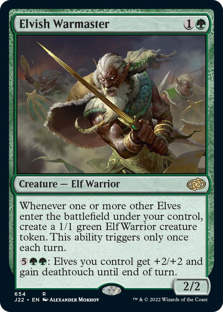Elvish Warmaster [Jumpstart 2022] - Destination Retro