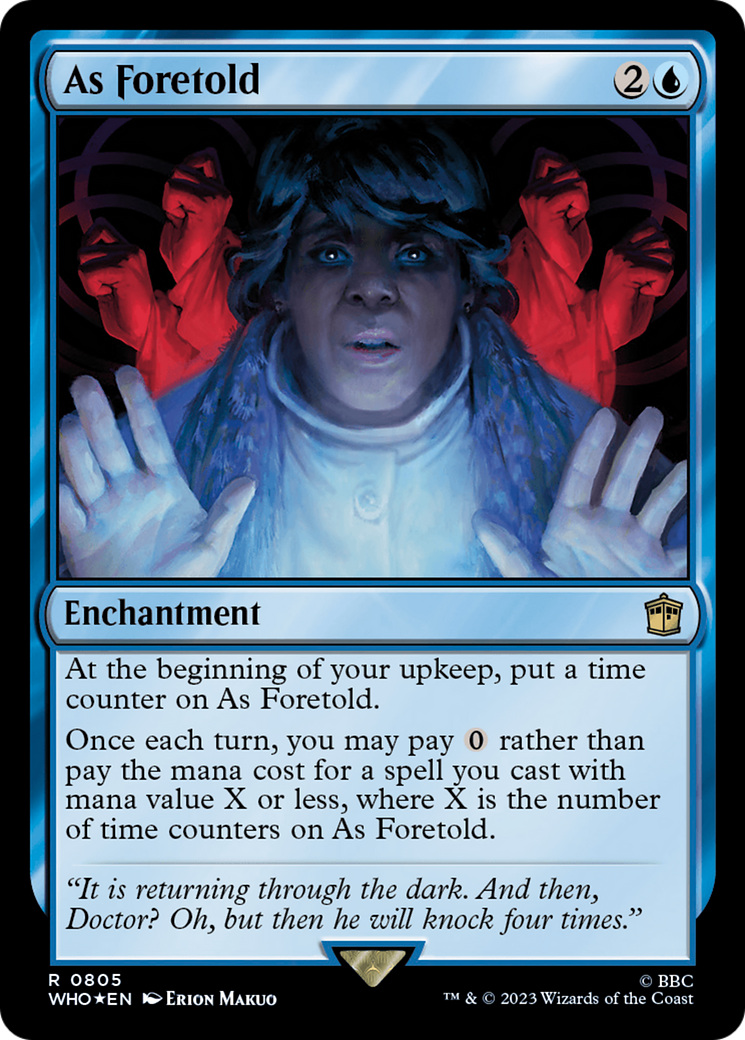 As Foretold (Surge Foil) [Doctor Who] - Destination Retro