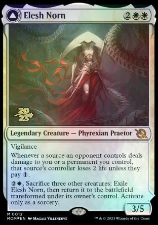 Elesh Norn // The Argent Etchings [March of the Machine Prerelease Promos] - Destination Retro