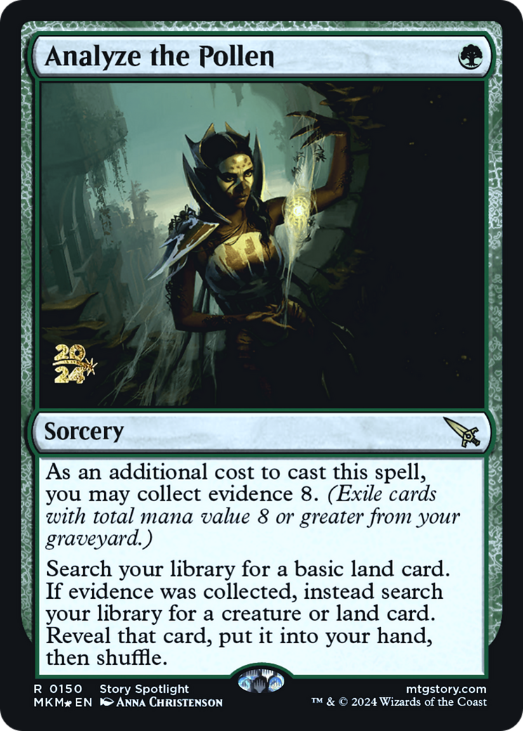 Analyze the Pollen [Murders at Karlov Manor Prerelease Promos] - Destination Retro