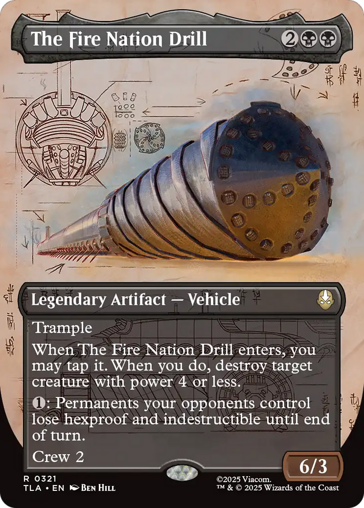 The Fire Nation Drill (Borderless) [Avatar: The Last Airbender] - Destination Retro