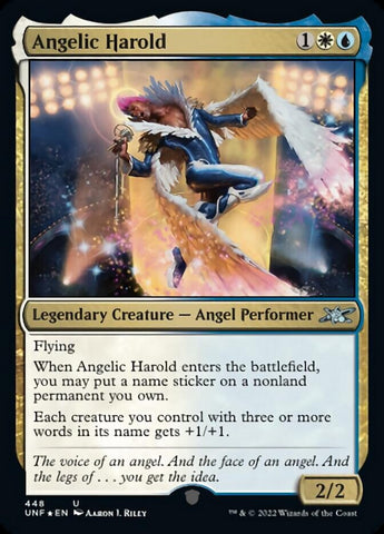 Angelic Harold (Galaxy Foil) [Unfinity] - Destination Retro