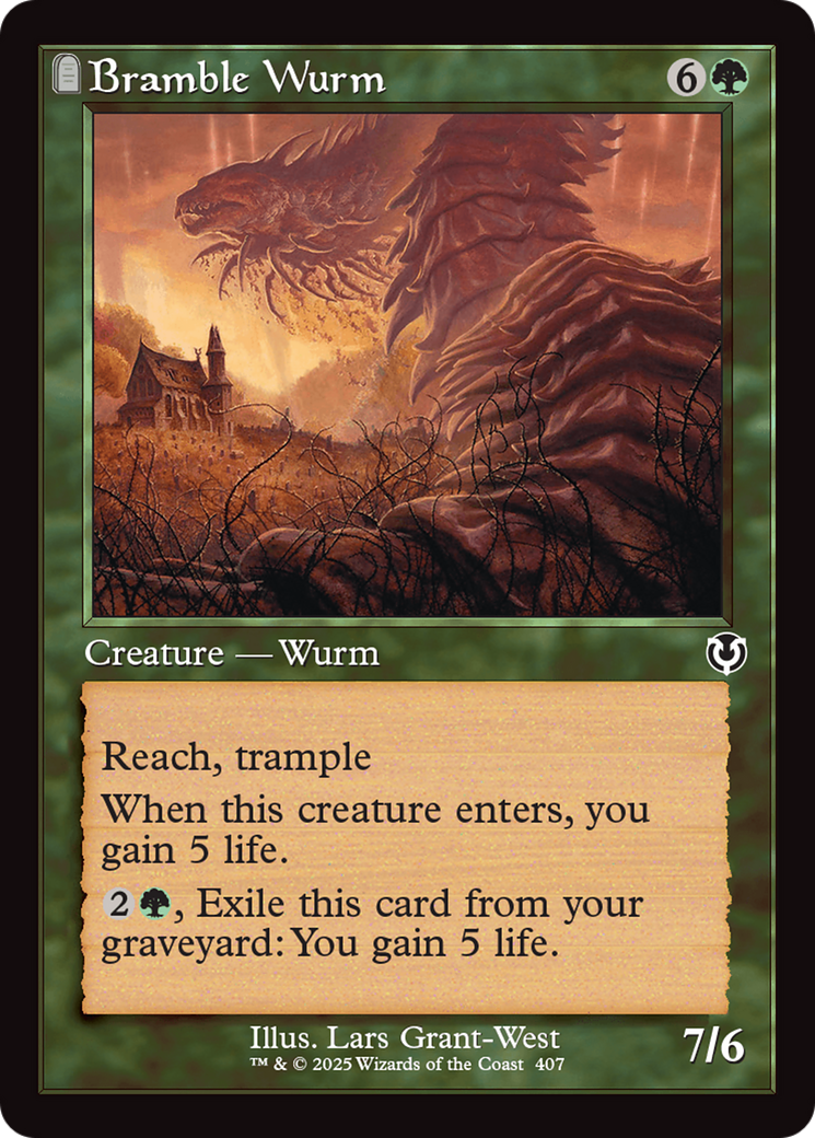 Bramble Wurm (Retro Frame) [Innistrad Remastered] - Destination Retro