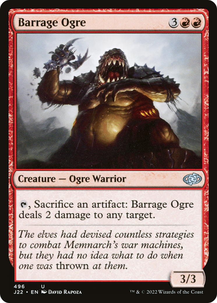 Barrage Ogre [Jumpstart 2022] - Destination Retro