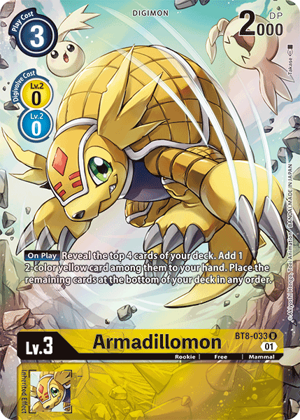 Armadillomon [BT8-033] (Alternate Art) [New Awakening] - Destination Retro