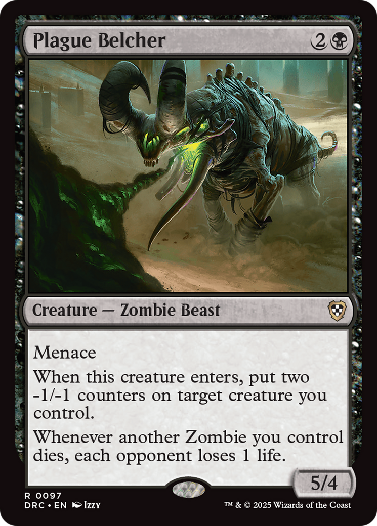 Plague Belcher [Aetherdrift Commander] - Destination Retro