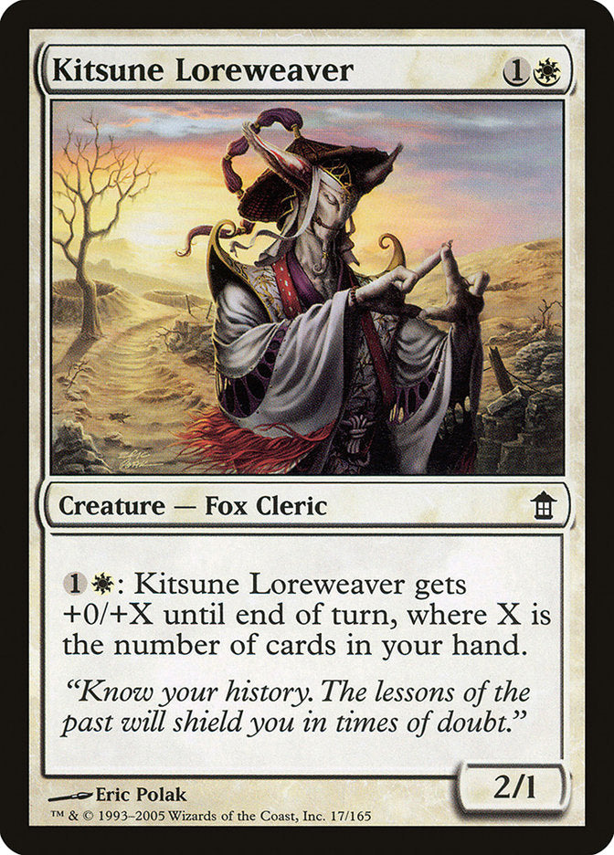 Kitsune Loreweaver [Saviors of Kamigawa] - Destination Retro