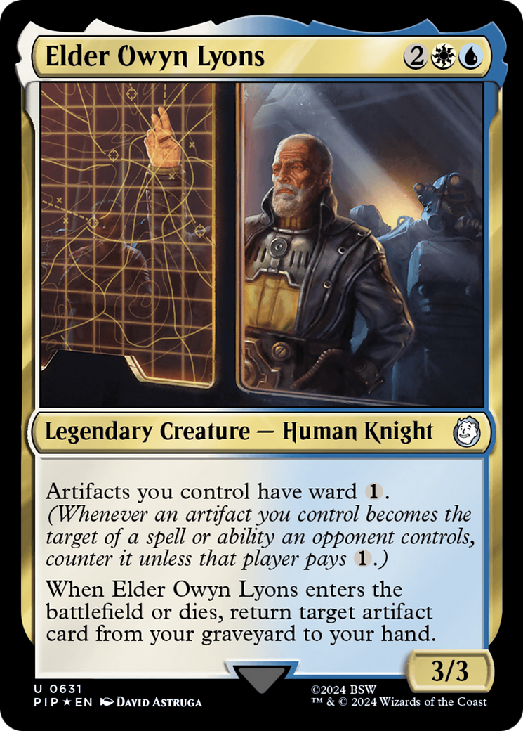 Elder Owyn Lyons (Surge Foil) [Fallout] - Destination Retro