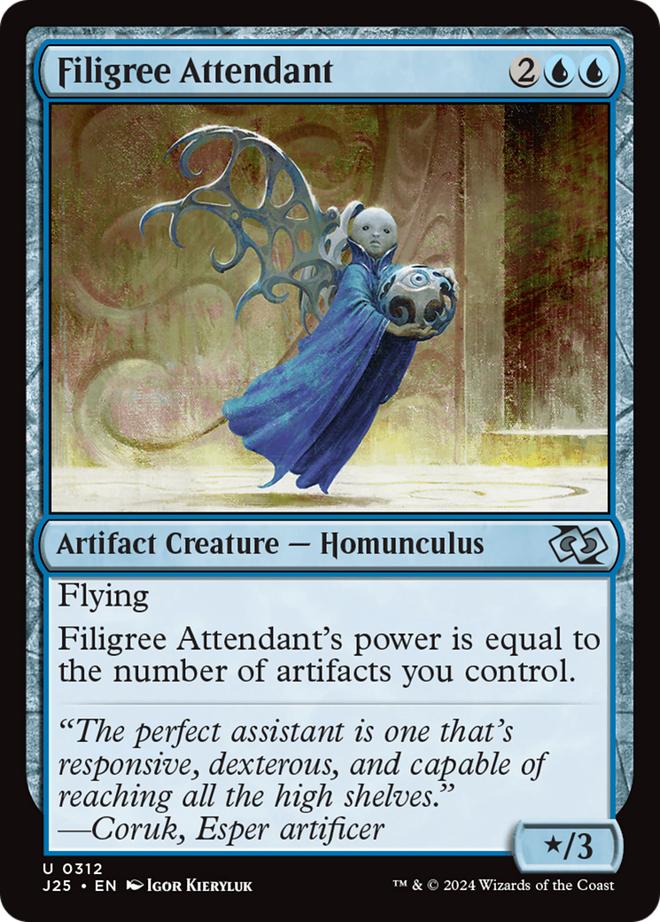 Filigree Attendant [Foundations Jumpstart] - Destination Retro