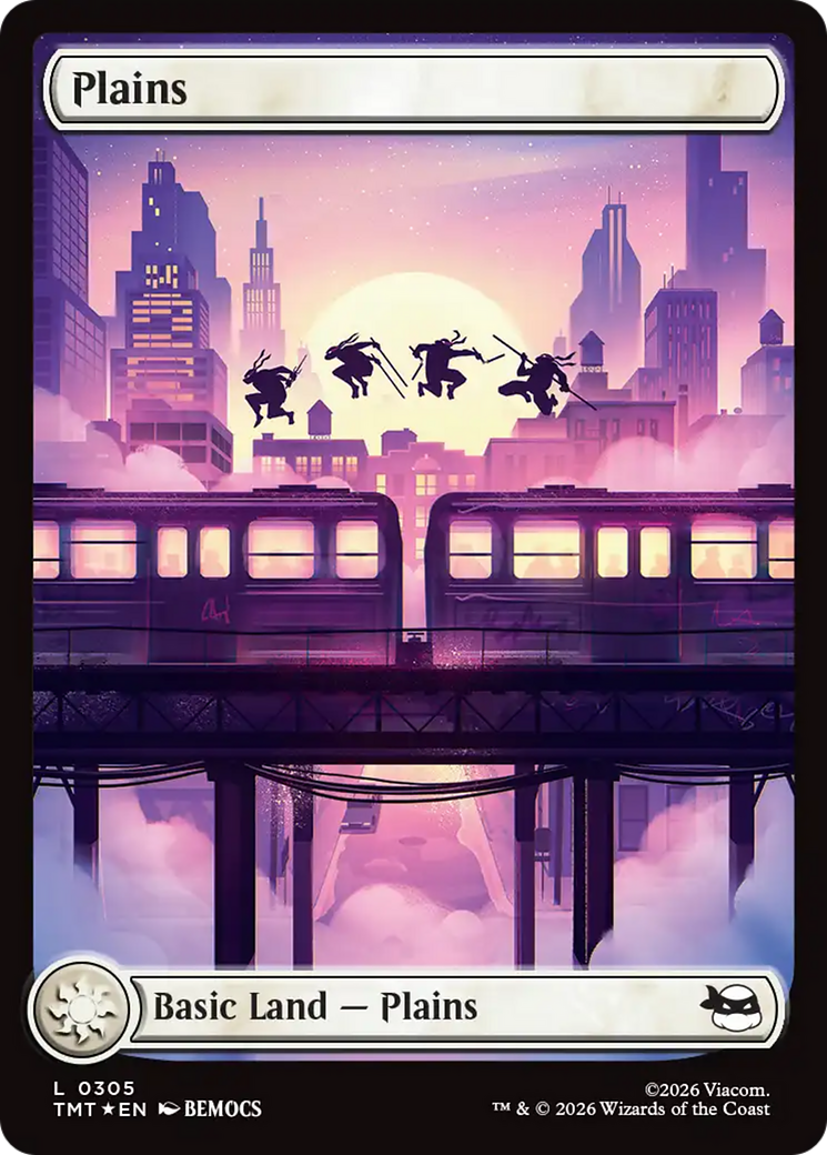 Plains (0305) (Surge Foil) [Teenage Mutant Ninja Turtles] - Destination Retro