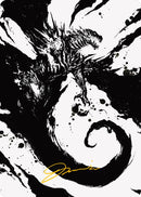 Capricious Hellraiser Art Card (Gold-Stamped Signature) [Phyrexia: All Will Be One Art Series] - Destination Retro
