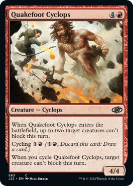 Quakefoot Cyclops [Jumpstart 2022] - Destination Retro