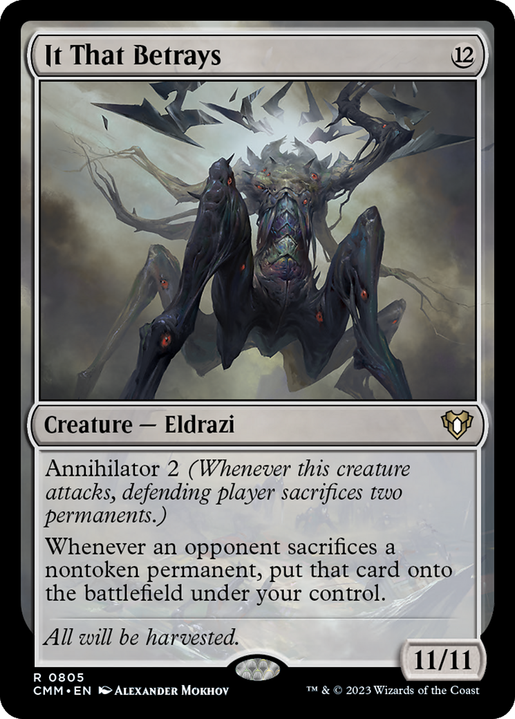 It That Betrays [Commander Masters] - Destination Retro