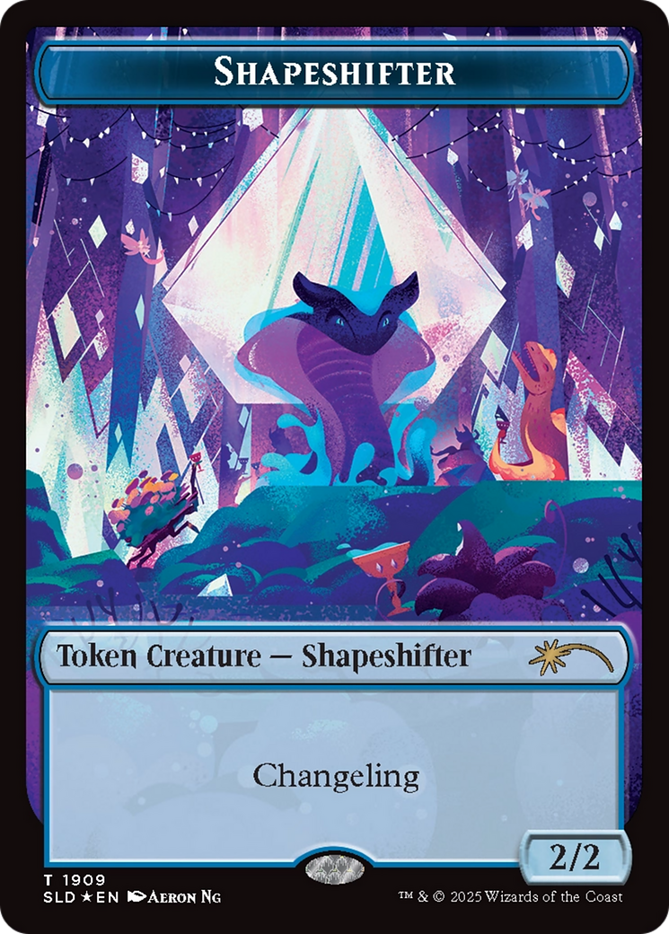 Shapeshifter Token (1909) (Double Rainbow Foil) [Secret Lair Drop Series] - Destination Retro