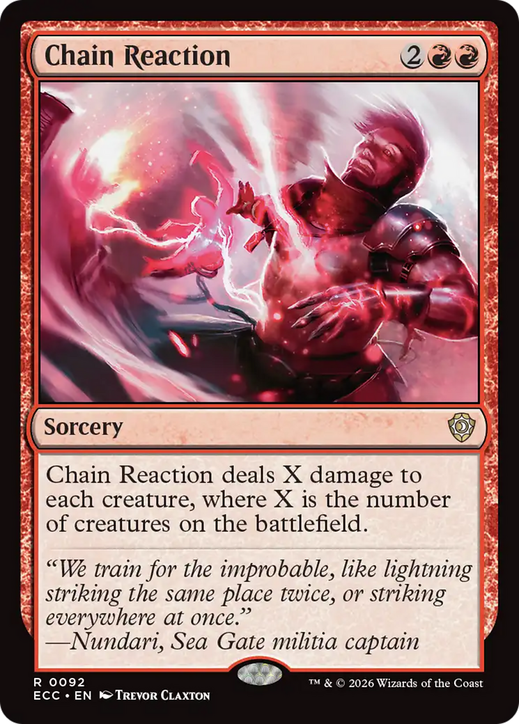 Chain Reaction [Lorwyn Eclipsed Commander] - Destination Retro
