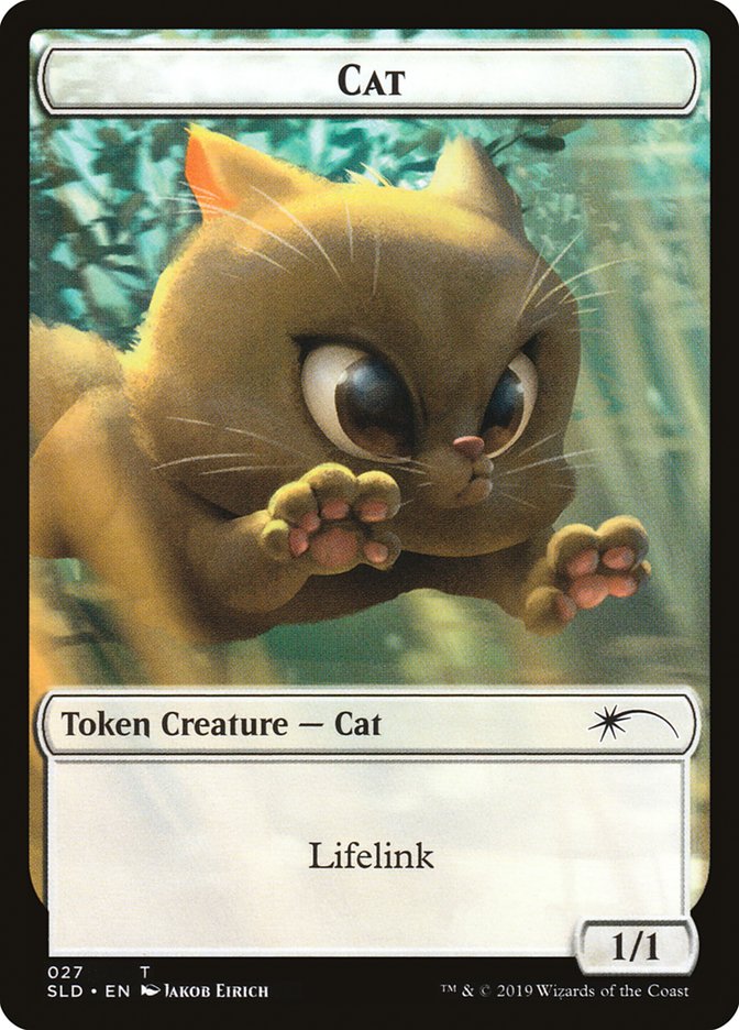 Cat (27) // Cat (28) Double-Sided Token [Secret Lair Drop Series] - Destination Retro