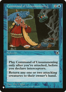 Command of Unsummoning [The List] - Destination Retro