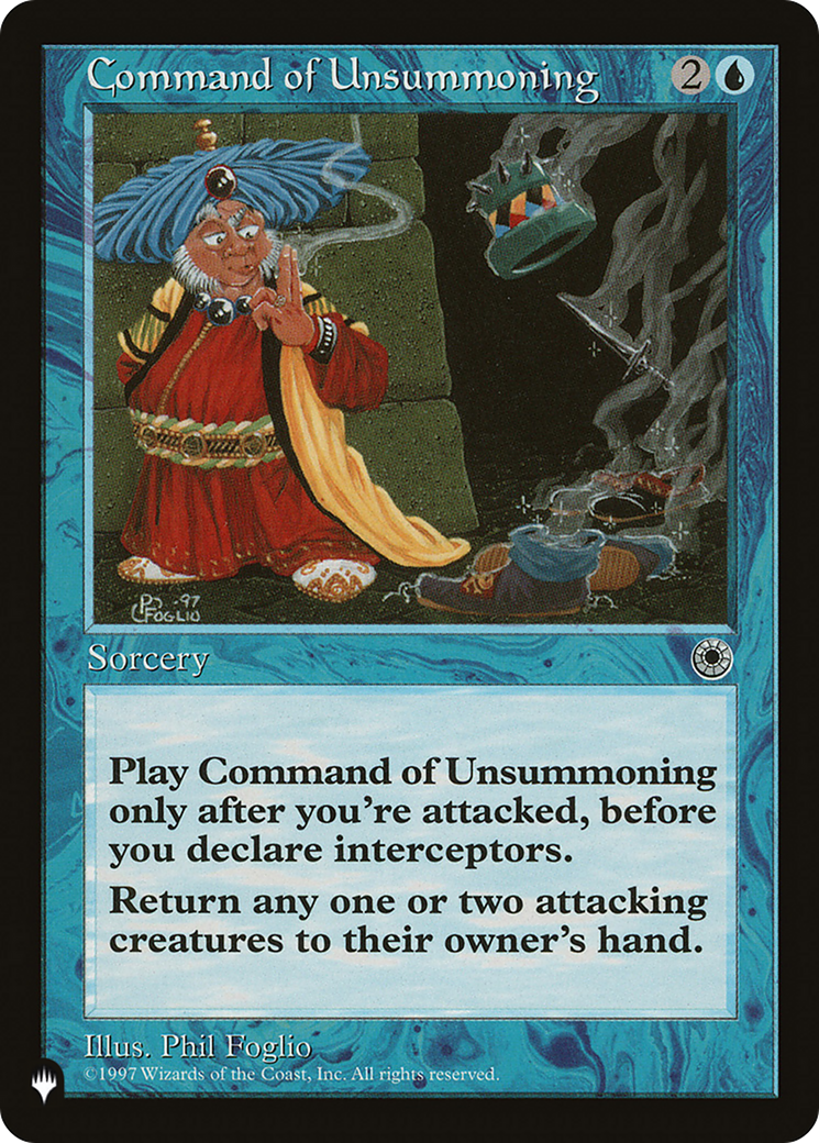 Command of Unsummoning [The List] - Destination Retro