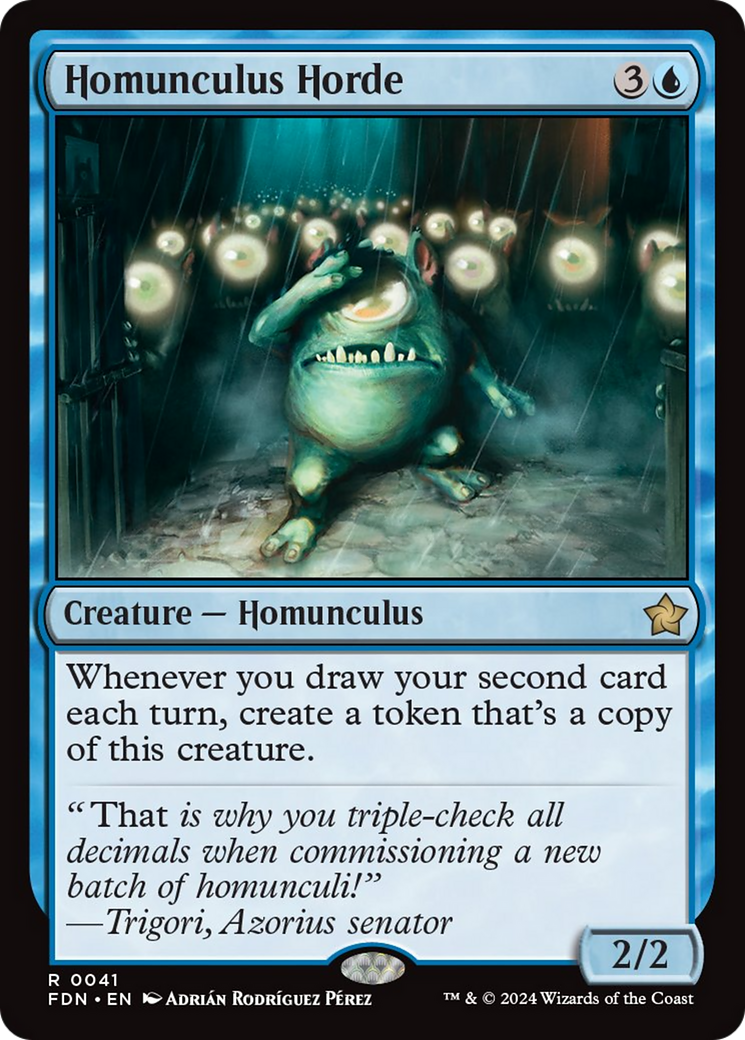 Homunculus Horde [Foundations] - Destination Retro