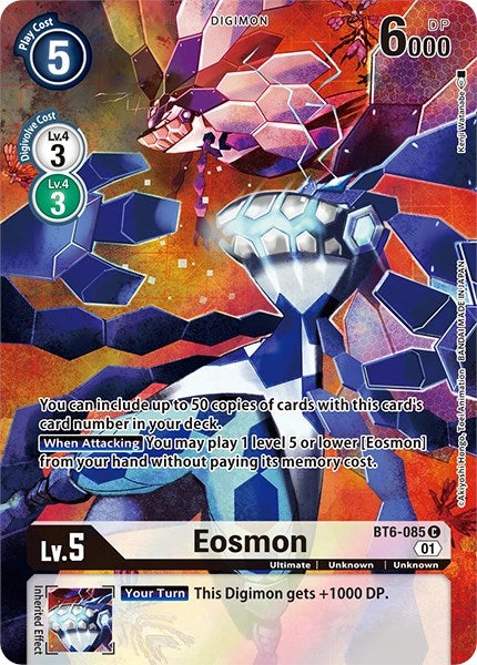 Eosmon [BT6-085] (Alternate Art) [Dimensional Phase] - Destination Retro