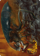 Cranial Ram Art Card (Gold-Stamped Signature) [Modern Horizons 3 Art Series] - Destination Retro