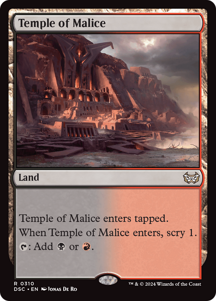 Temple of Malice [Duskmourn: House of Horror Commander] - Destination Retro