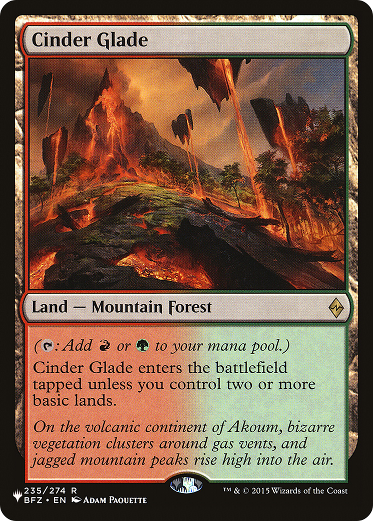 Cinder Glade [The List] - Destination Retro