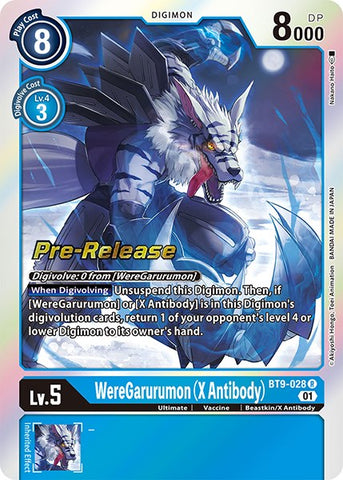 WereGarurumon (X Antibody) [BT9-028] [X Record Pre-Release Promos] - Destination Retro