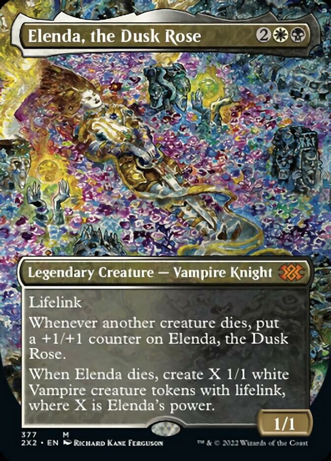 Elenda, the Dusk Rose (Borderless Alternate Art) [Double Masters 2022] - Destination Retro